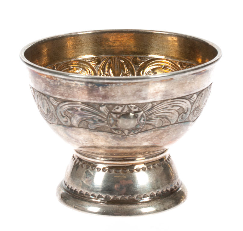 Серебряная чаша с звездой Давида