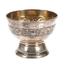 Серебряная чаша с звездой Давида