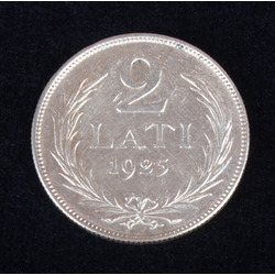 Silver two-lat coin - 1925