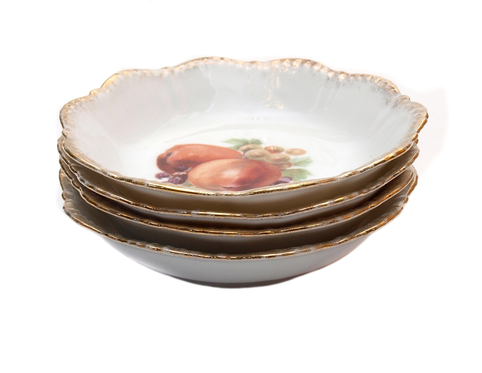 Porcelain plates for the jam (4 pcs.)
