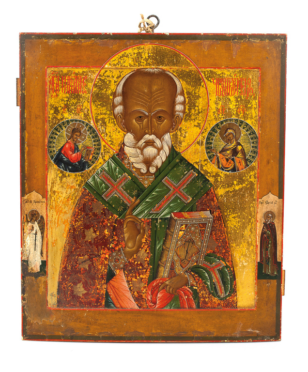 Koka ikona „Svētais Nikolajs”