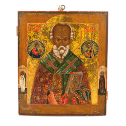 Koka ikona „Svētais Nikolajs”