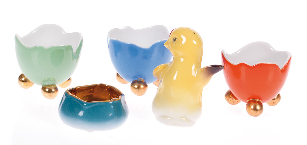 Porcelain Easter set (6 items)