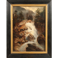 Landscape with mountain stream