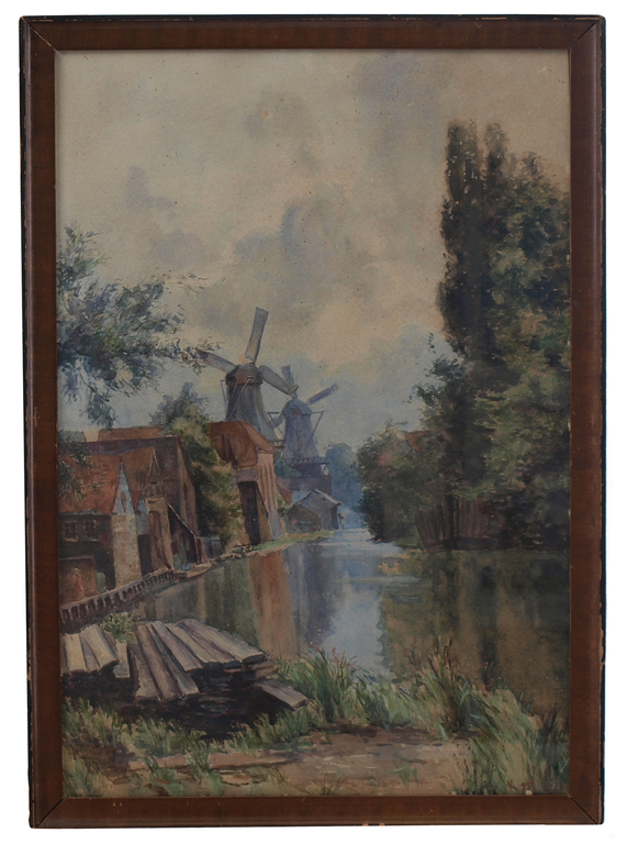 Landscape with mill