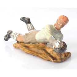 Ceramic figure „Soccer player”
