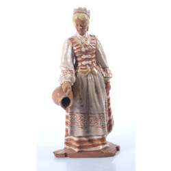 Ceramic figure ”Daughter in folk costume with water jug”