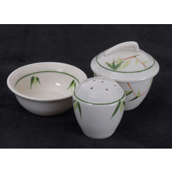 Porcelain spice container set (3 pcs.)