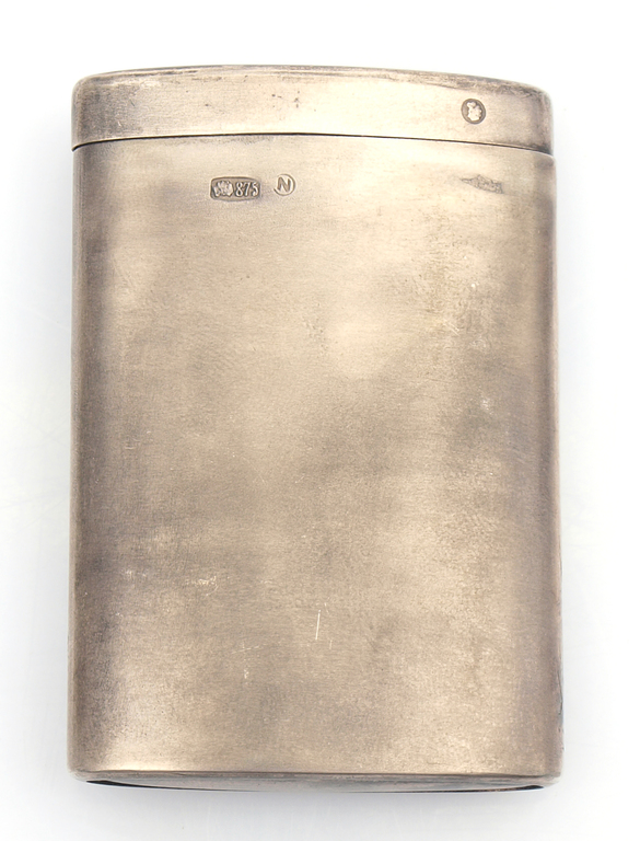 Silver pocket ashtray 