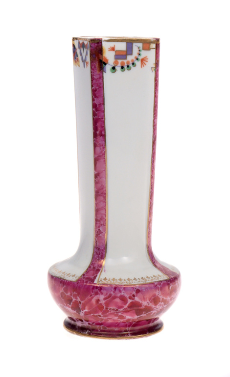 Art-deco style porcelain vase