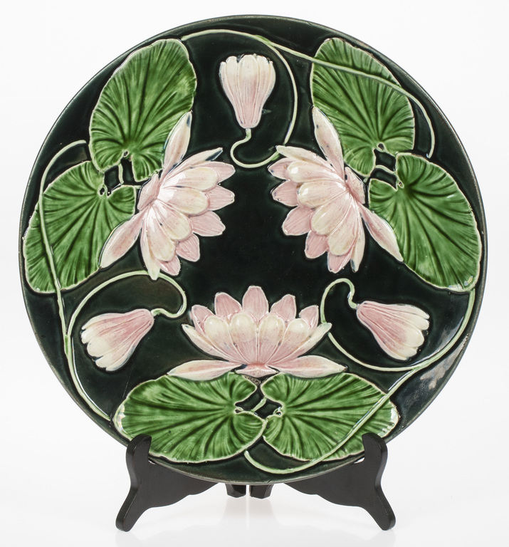 Art Nouveau style decorative wall plate