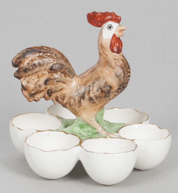 Porcelain egg dish