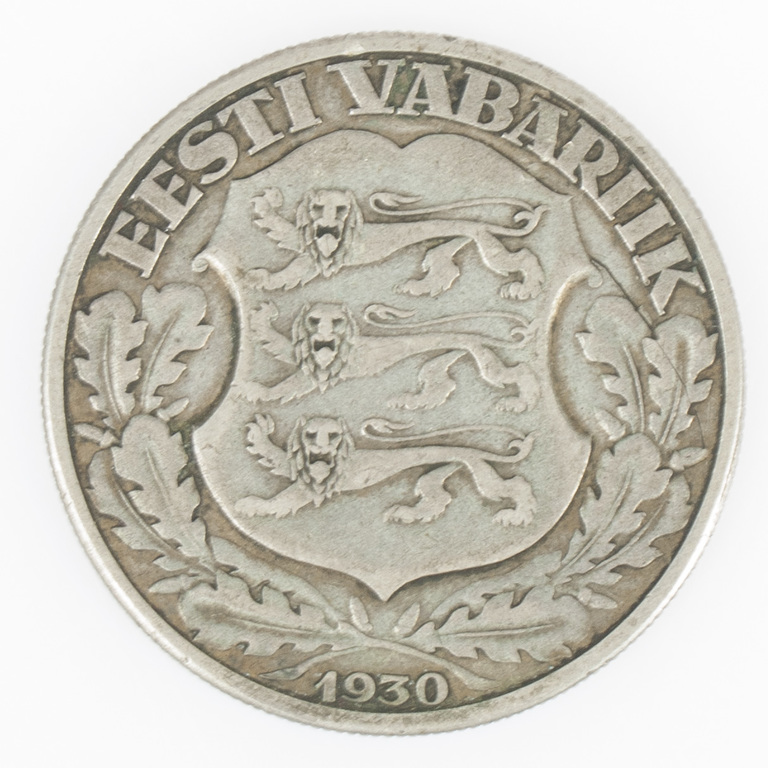Coin of Estonian kroon 1930