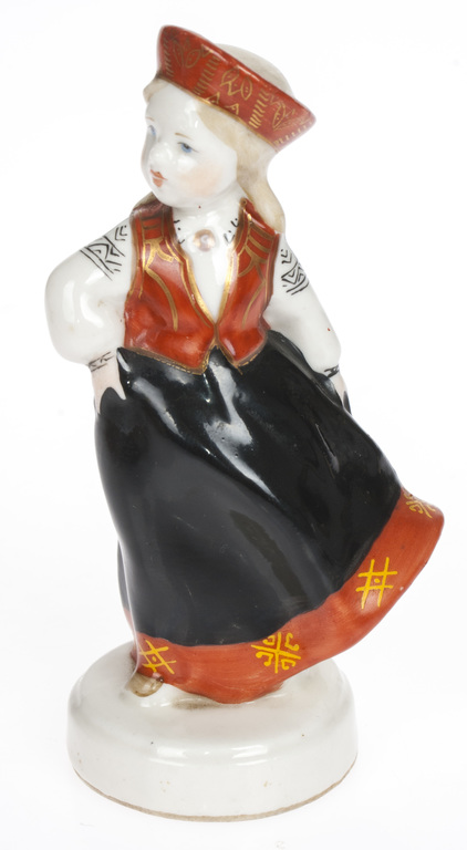Porcelain figure 'Folk dancer'