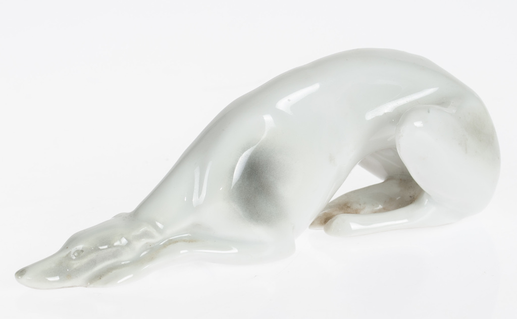 Porcelain figure „Greyhound”