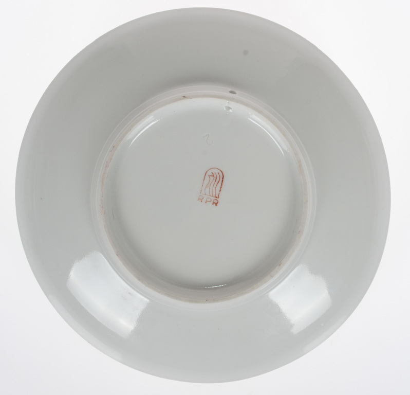 Porcelain plate „Restaurant Sea pearl ”