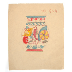 Sketch for the vase author Romans Suta