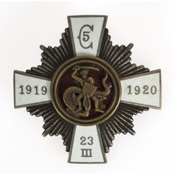 Fifth Cesis Infantry Regiment badge
