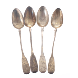 Silver spoons - 4 pcs