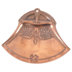 Copper scoop in style art nouveau