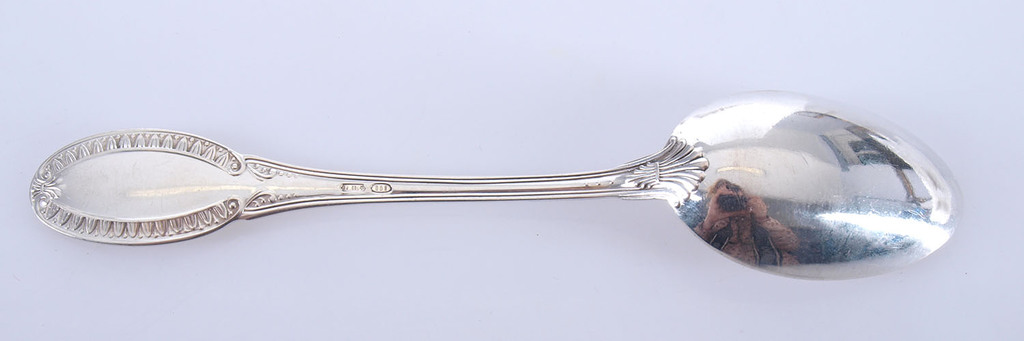 Art Nouveau silver cutlery set - 2 spoons, 2 knives, 2 spoons