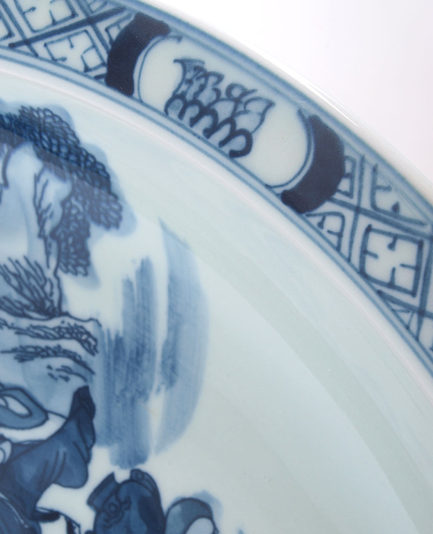 Porcelain plate ”The zodiac animals are celebrating New Year”