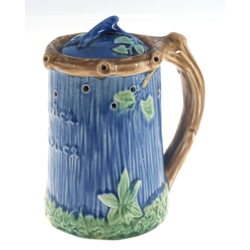Earthenware mug with lid „Напейся, но не облейся”