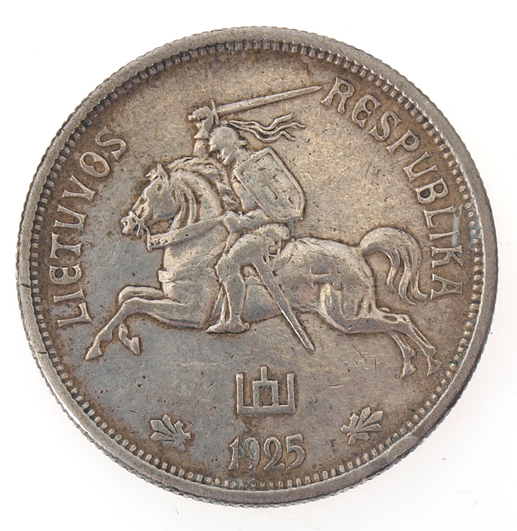 Серебряная монета - 5 Penki Litai