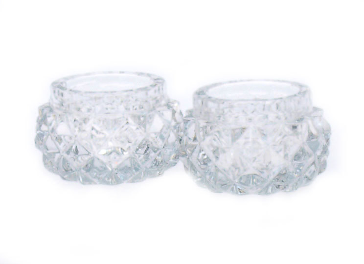 Crystal spice containers 2pcs.