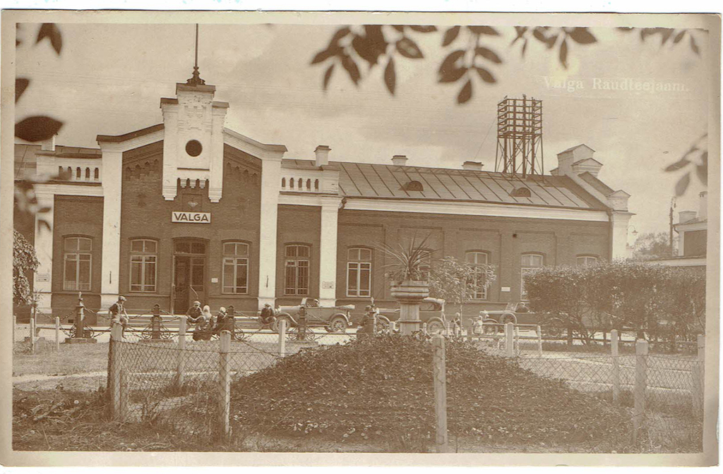 Postcard “Valgas railway station”