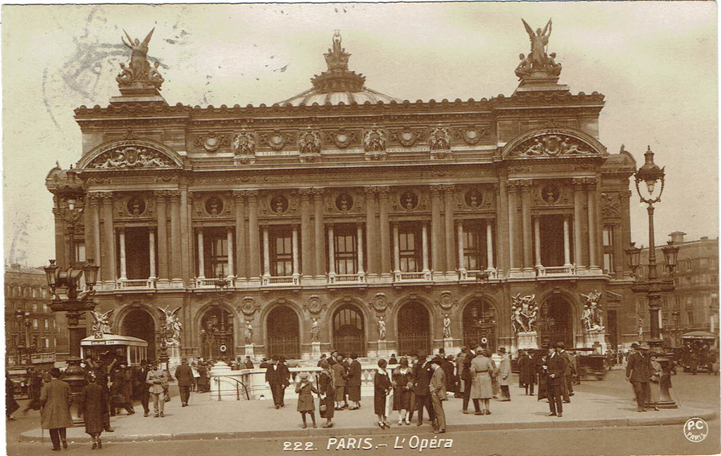 Postcard “Paris opera”
