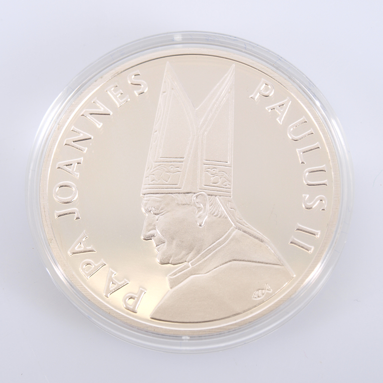 Medaļa kapsulā “Papa Joannes Paulus II”