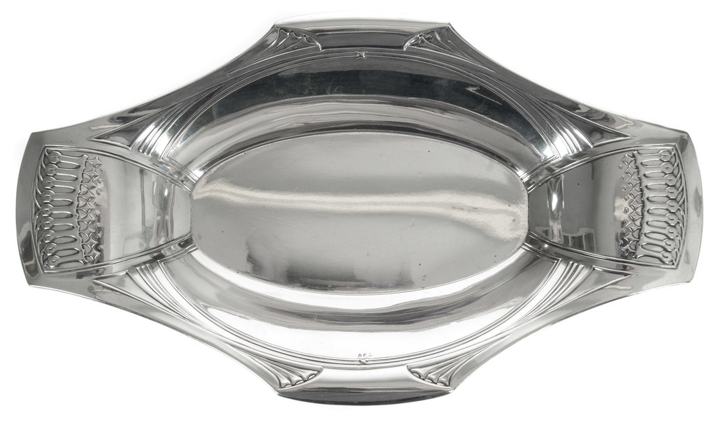Art Nouveau style silver utensil