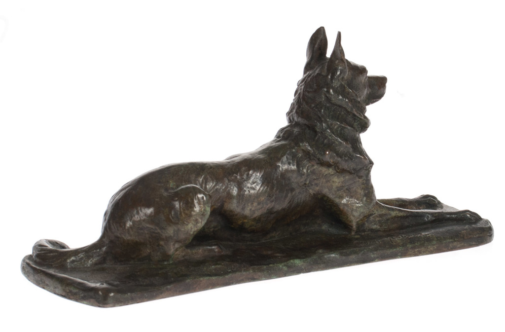 Bronze figure 'Dog'