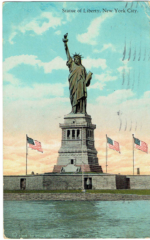 Oткрытка “Statue of Liberty, New York city”