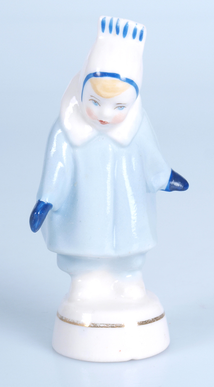 Porcelāna figūriņa „Meitene zilajos cimdos”