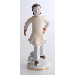 Porcelain figure „The girl on skates”