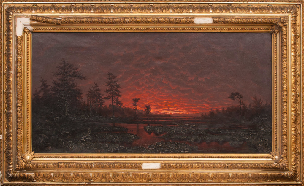 Закат, Kопия картины 19-го века