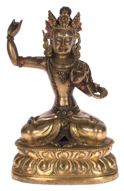 Tibetiešu bronzas figūra 