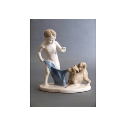 Porcelain figure “Boy with the dog”