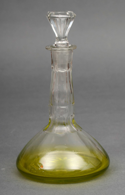 Uranium glass decanter