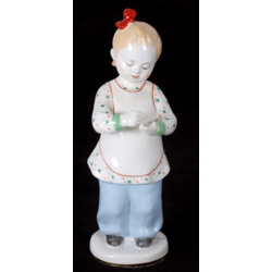 Porcelain figure „First counting”