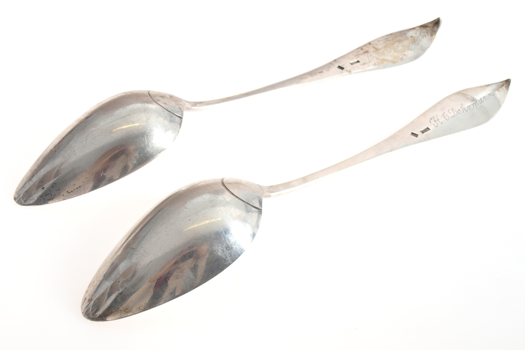 Silver spoon's (2 piec.)
