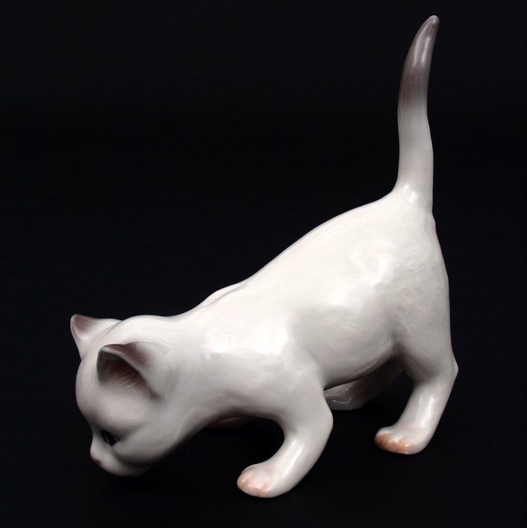 Porcelain Figurine Kitten