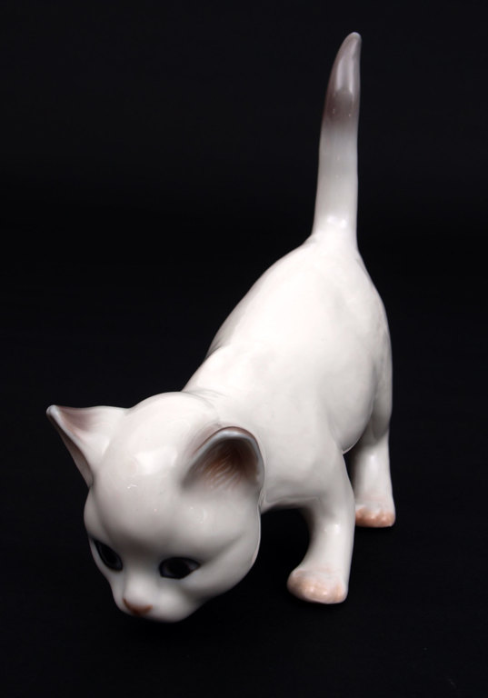 Porcelain Figurine Kitten