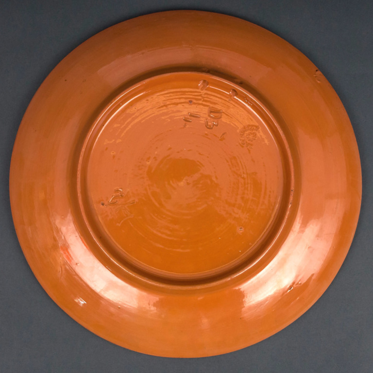 Decorative ceramic plate ”Kokletajs”