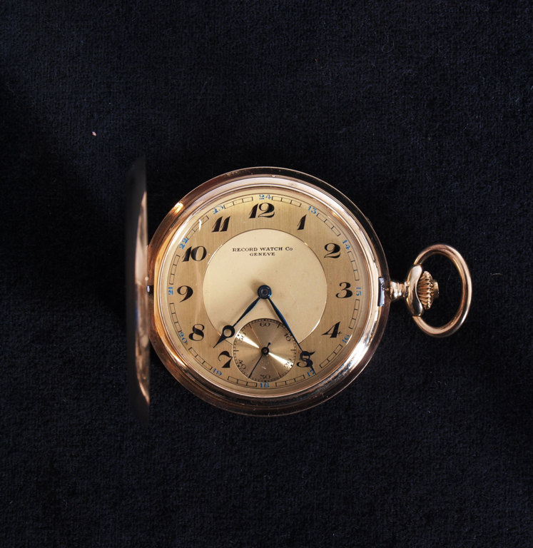 Men's pocket watch with chain