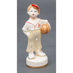 Porcelain figurine „Football player”