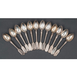 Silver spoons (12 pcs.) 