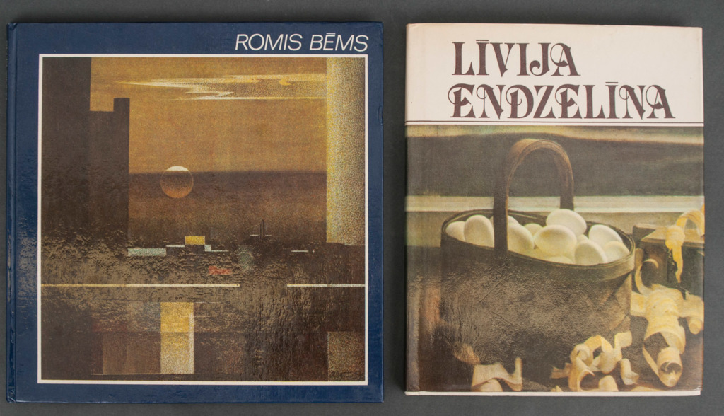 Grāmatas „Līvija Endzelīna” un „Romis Bēms akvareļi”